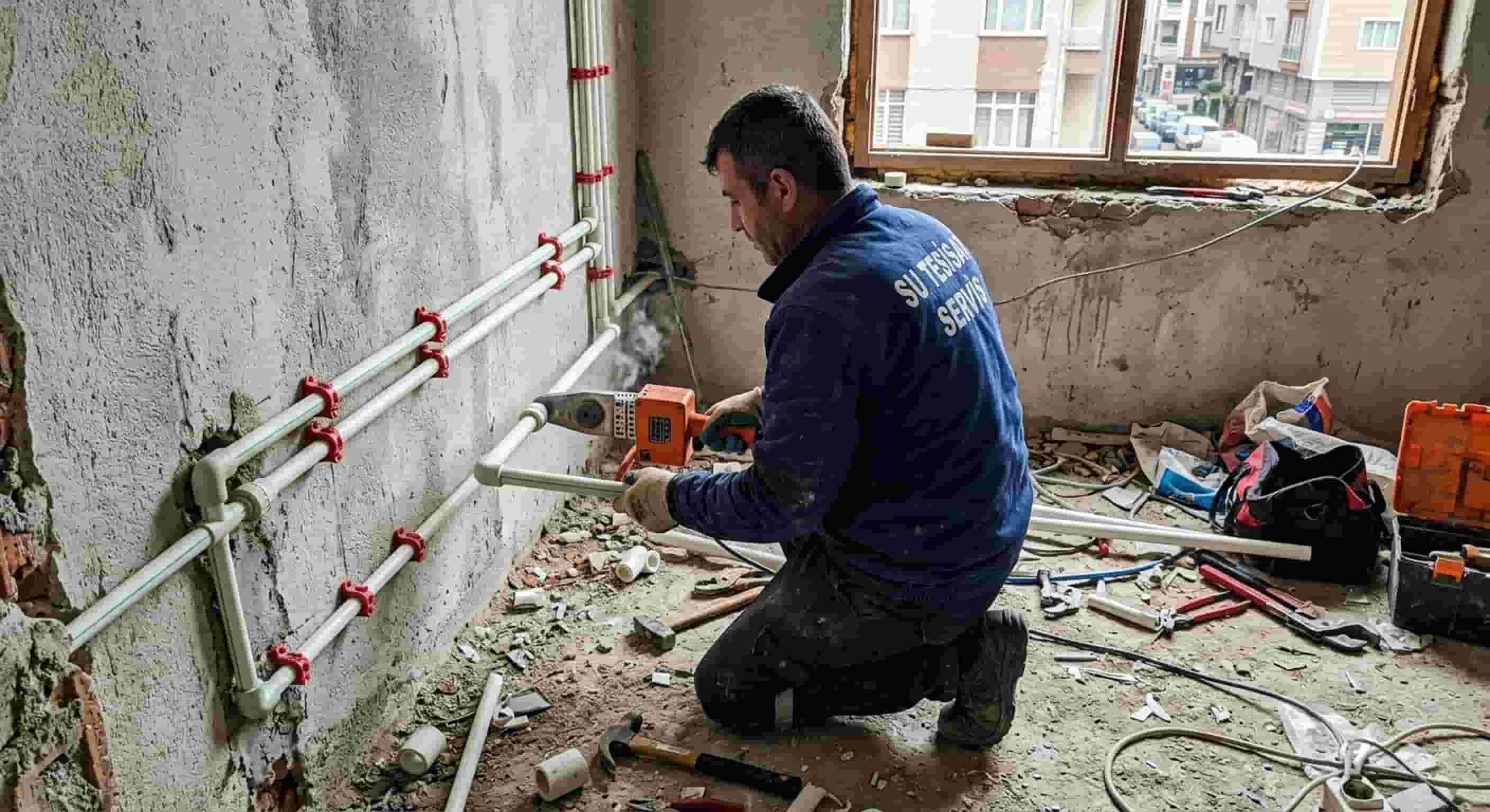 Beyoğlu Su Tesisatçısı boru ve bağlantı kontrolü
